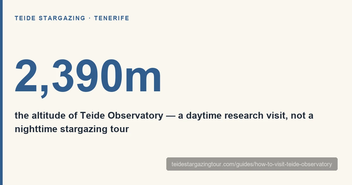 How to visit Teide Observatory — tours, tickets and what you'll see